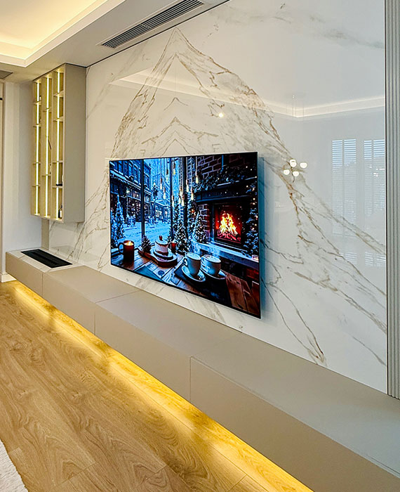 Modern Salon Dekorasyonu